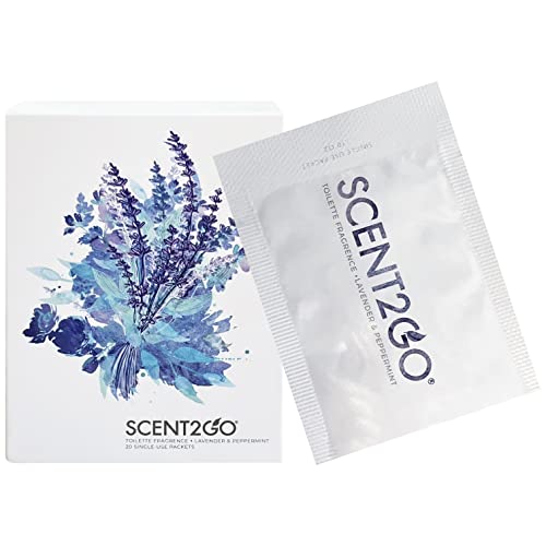 Scent2Go Toilette Fragrance Packets (Lavender + Peppermint)